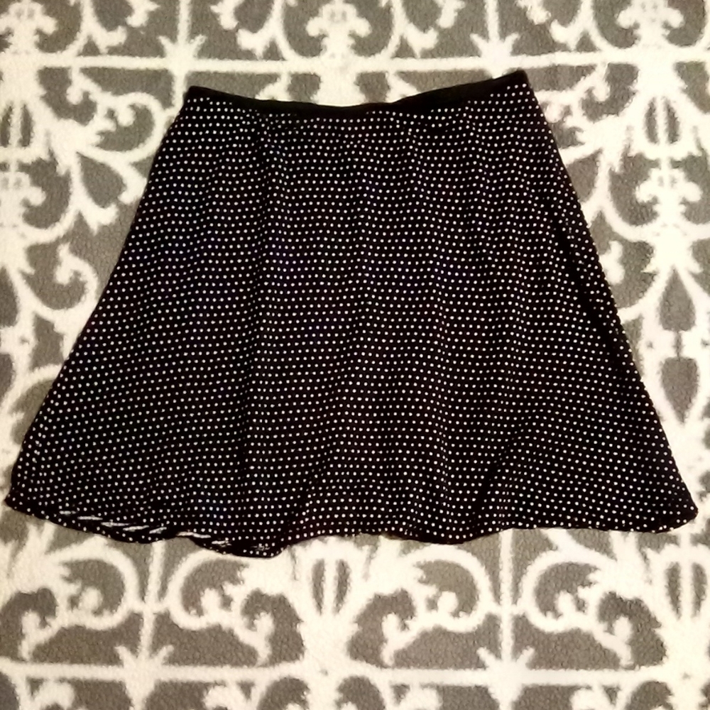 MAX STUDIO Polka Dot Mini Skirt